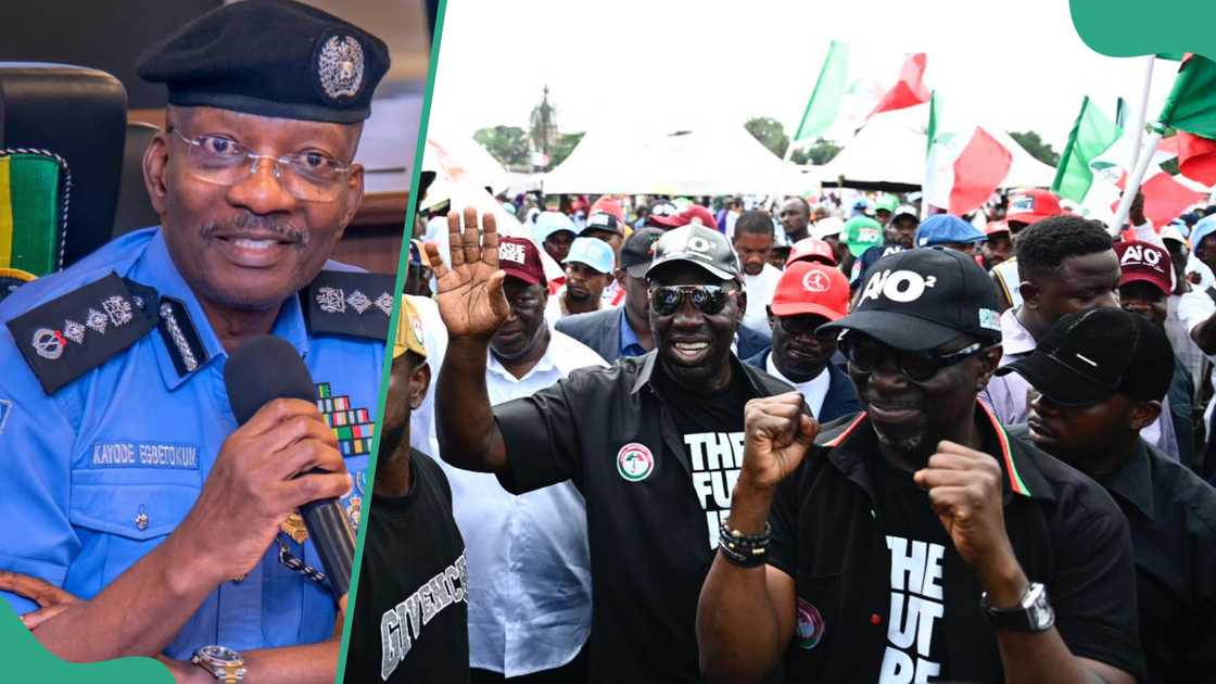 IGP Kayode Egbetokun has said PDP leaders in Edo state were arrested in connection with the killing of a policeman at the airport IGP Kayode Egbetokun has said PDP leaders in Edo state were arrested in connection with the killing of a policeman at the airport