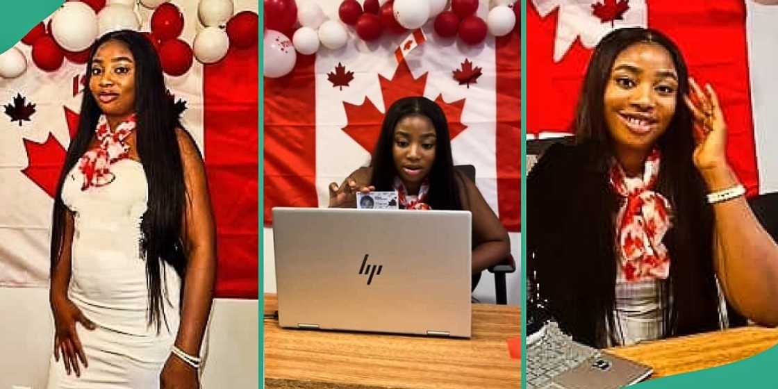 Lady overjoyed after bagging Canadian citizenship Lady overjoyed after bagging Canadian citizenship