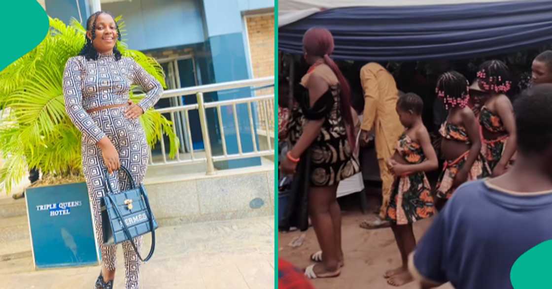 Single mother of four daughters gets married traditionally. Single mother of four daughters gets married traditionally.