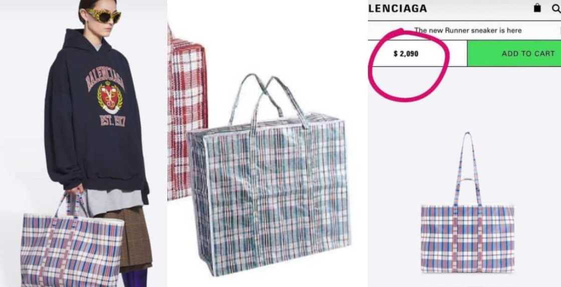 Ghanaian's react as picture of one 'Ghana must go' bag selling for $2090 Ghanaian's react as picture of one 'Ghana must go' bag selling for $2090