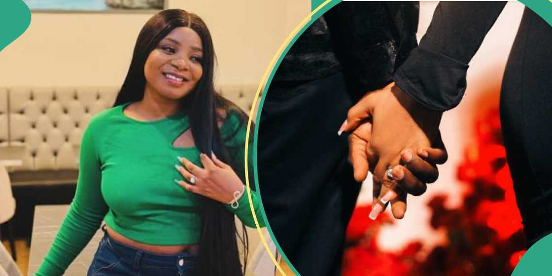 BBNaija's Queen Mercy gets engaged. BBNaija's Queen Mercy gets engaged.