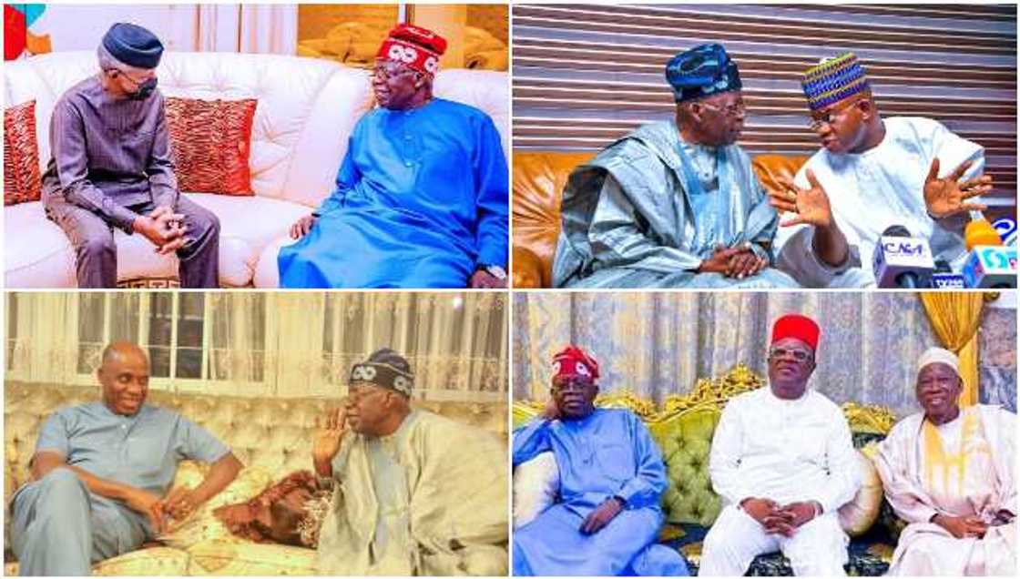 Tinubu reunites with ex-contestants