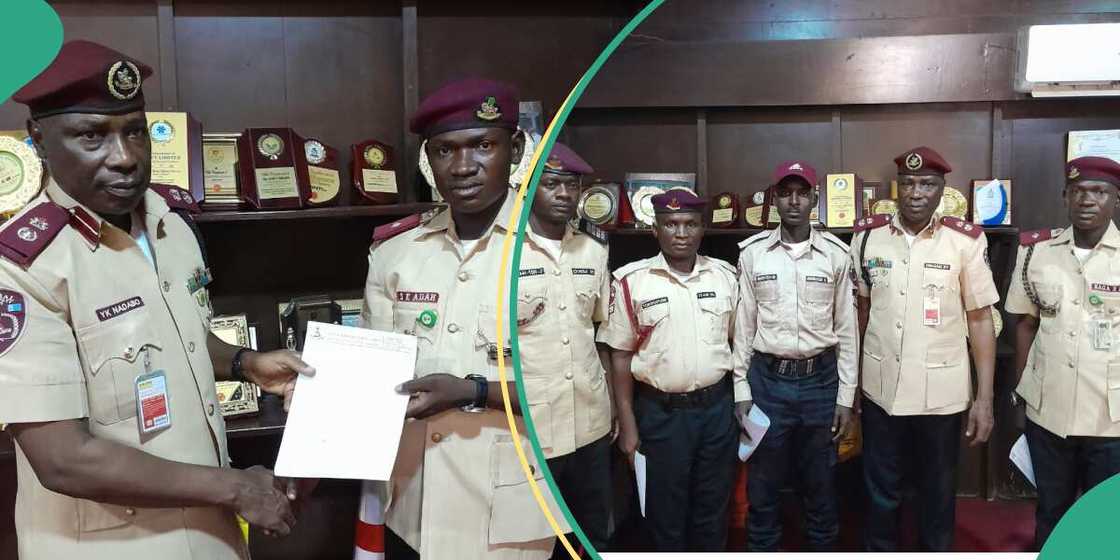 FRSC presents commendation letters to personnel for returning N8.7m in Kaduna FRSC presents commendation letters to personnel for returning N8.7m in Kaduna