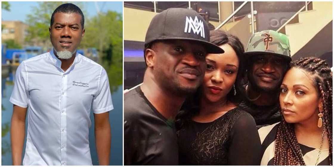 Money and women can separate even twins, Reno Omokri writes, cites PSquare as an example Money and women can separate even twins, Reno Omokri writes, cites PSquare as an example