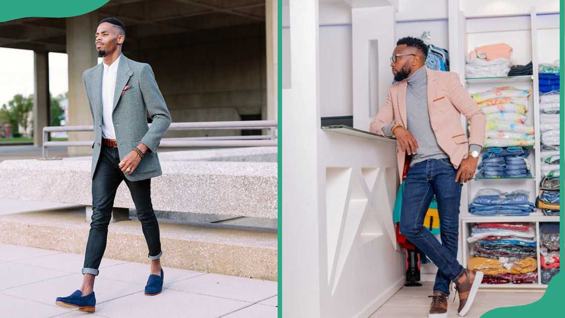 Blazer with jeans for men