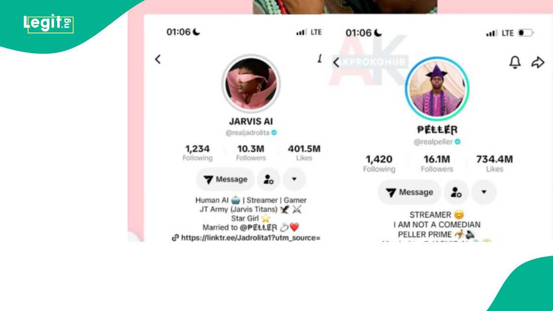 Peller and Jarvis stirs reactions with new changes on their TikTok pages.