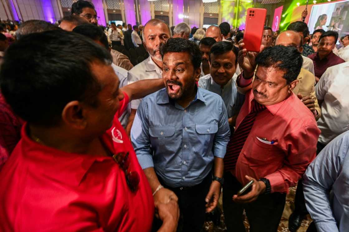 National People's Power (NPP) presidential candidate Anura Kumara Dissanayake National People's Power (NPP) presidential candidate Anura Kumara Dissanayake