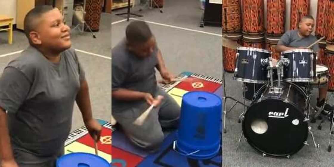 10-year-old gifted with a brand new drum set by his teacher after he lost his in a house fire 10-year-old gifted with a brand new drum set by his teacher after he lost his in a house fire
