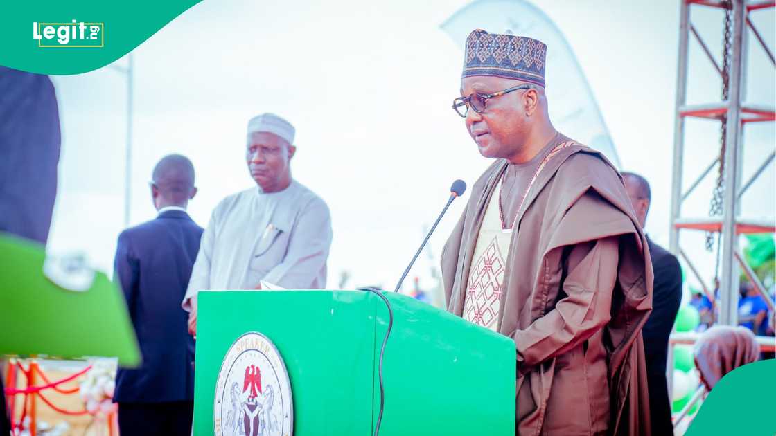Tajudeen Abbas, speaker of the House of Representatives, laments Nigeria's rising debt profile and seeks ways to address it. Tajudeen Abbas, speaker of the House of Representatives, laments Nigeria's rising debt profile and seeks ways to address it.