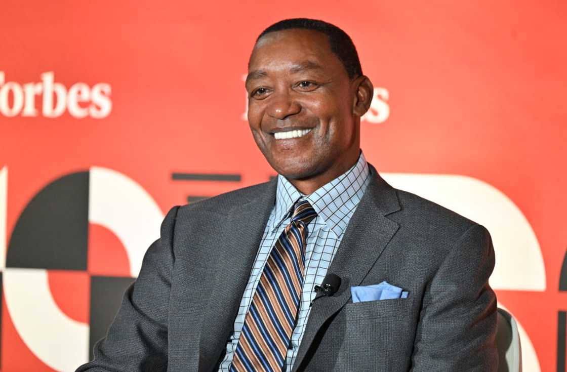 Isiah Thomas at the 2023 ForbesBLK Summit at Southern Exchange Ballrooms in Atlanta, Georgia.