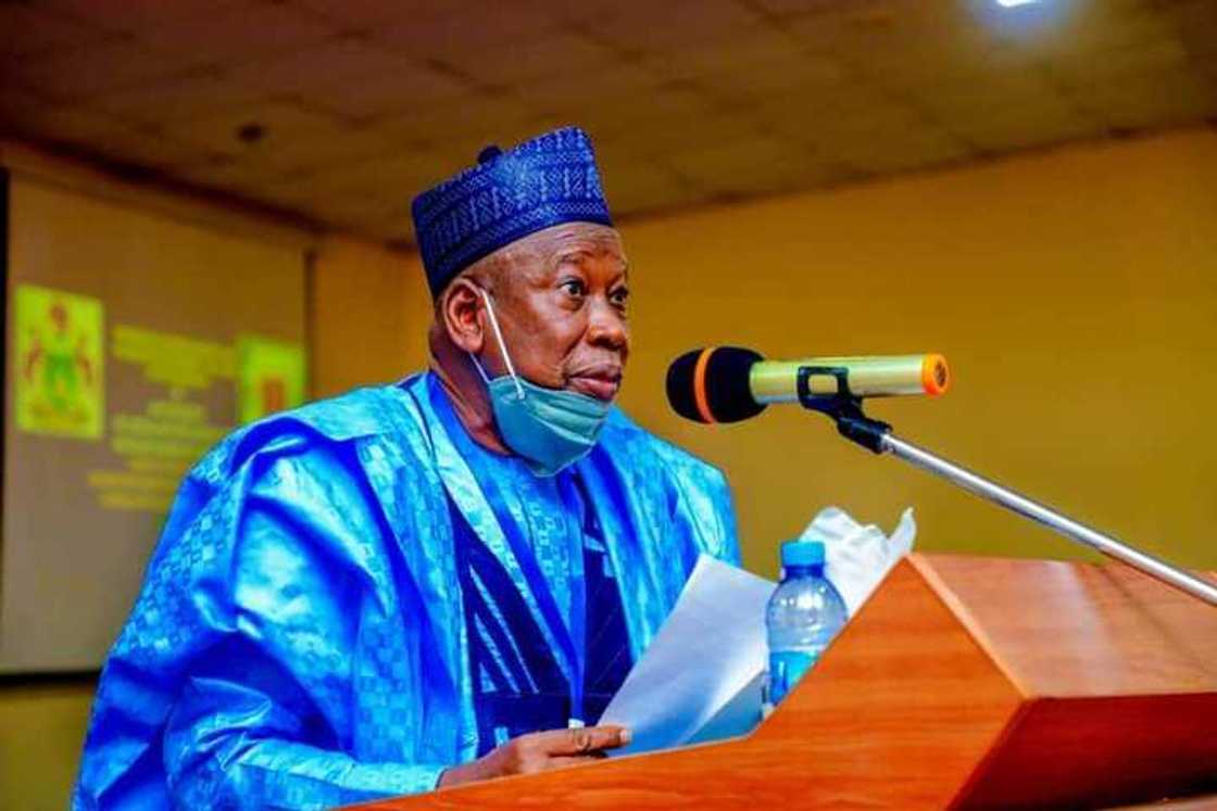 Governor Ganduje has banned thugs from political gatherings Governor Ganduje has banned thugs from political gatherings