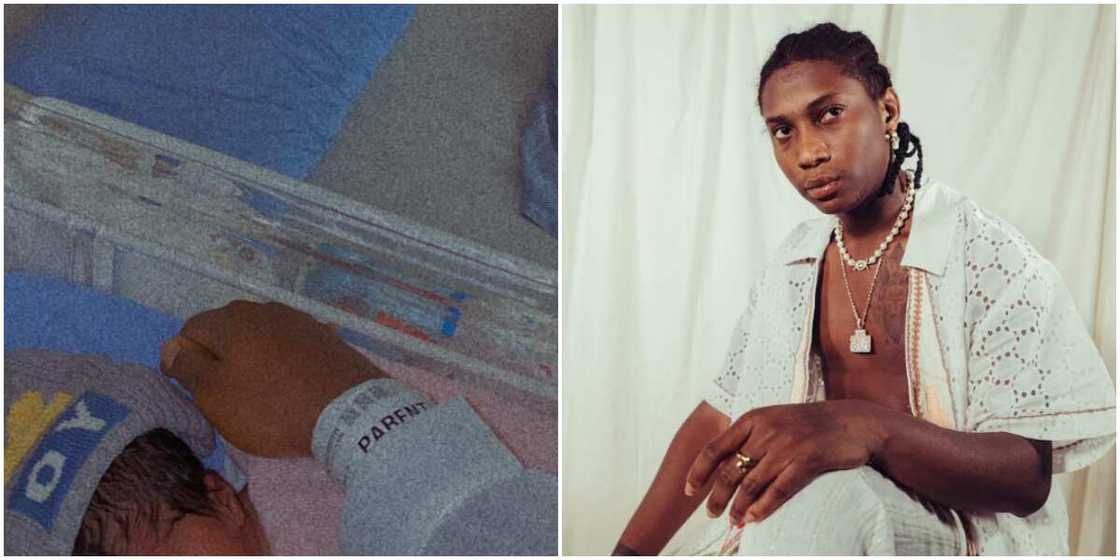 Bella Shmurda's new born, Singer Bella Shmurda Bella Shmurda's new born, Singer Bella Shmurda