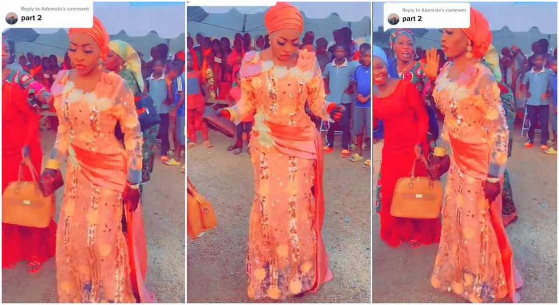 Photos of a pride dancing during her traditional wedding. Photos of a pride dancing during her traditional wedding.