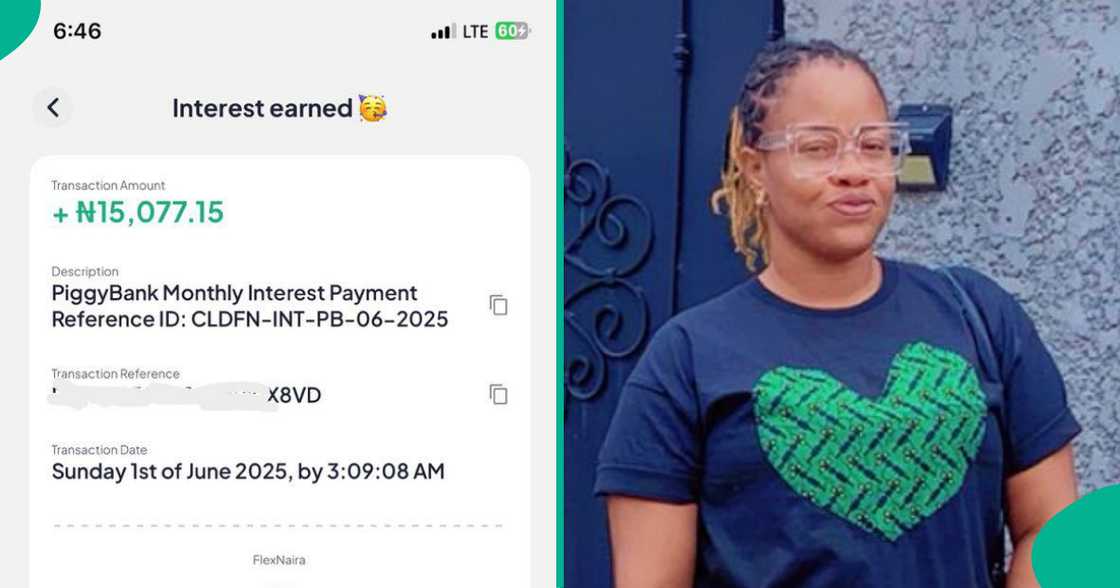 A lady who uses Piggyvest to save money has excitedly displayed how much she got as interest in June 2025. A lady who uses Piggyvest to save money has excitedly displayed how much she got as interest in June 2025.