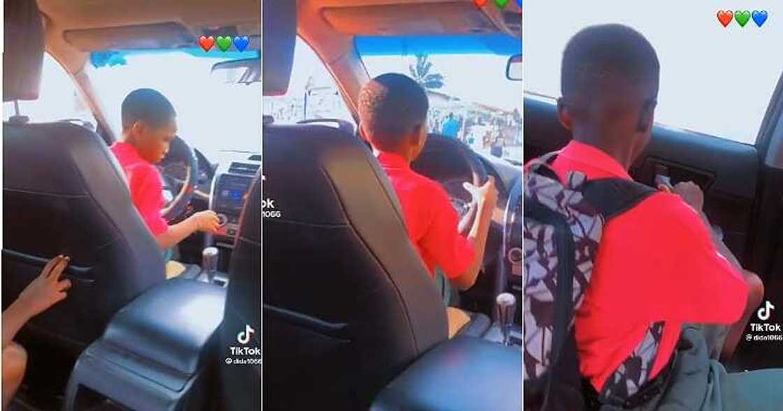 10-yeae-old boy drives classmates 10-yeae-old boy drives classmates