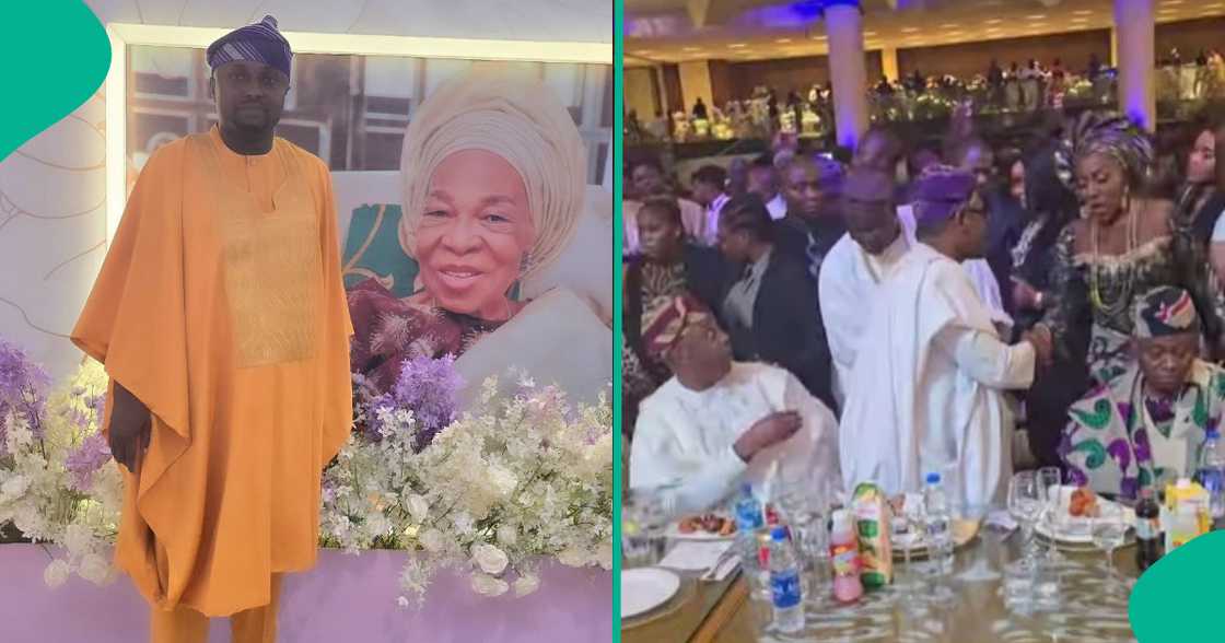 Isreal at Saraki's mum funeral