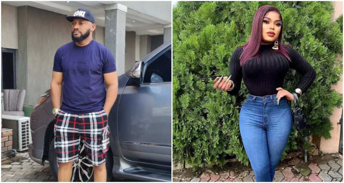 Yul Edochie shares photo and Bobrisky reacts