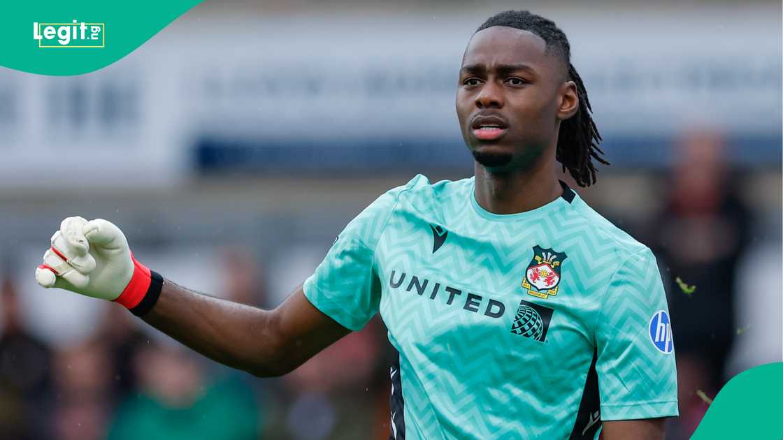 Arthur Okonkwo, NFF, Super Eagles, Nigeria, Wrexham. Arthur Okonkwo, NFF, Super Eagles, Nigeria, Wrexham.