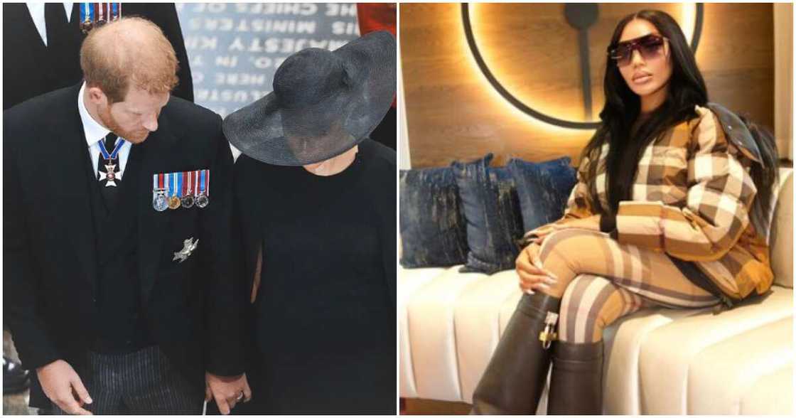 Prince Harry, Meghan Markle and Dencia Prince Harry, Meghan Markle and Dencia