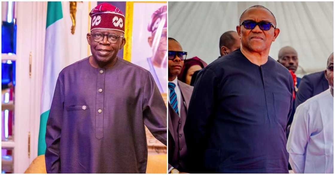 Peter Obi vs Tinubu/President Bola Tinubu