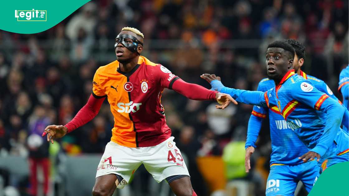 Victor Osimhen, Galatasaray, Goztepe, RAMS Park, Istanbul, Turkiye, Super Lig. Victor Osimhen, Galatasaray, Goztepe, RAMS Park, Istanbul, Turkiye, Super Lig.