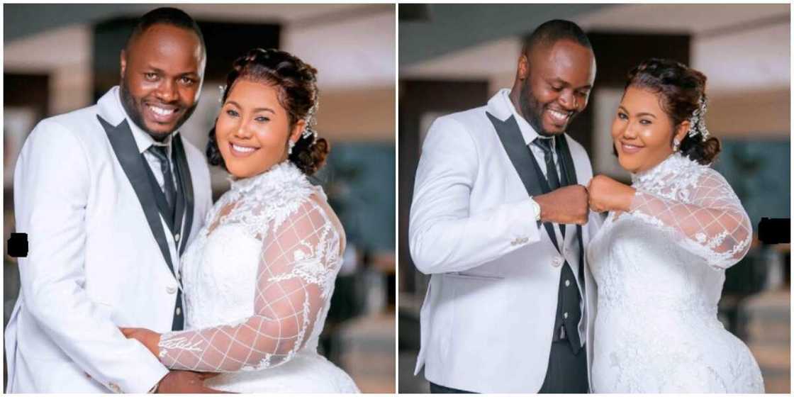 Wedding fashion: Bridesmaids ditch conventional bridal dress for beige pantsuits in trending photos Wedding fashion: Bridesmaids ditch conventional bridal dress for beige pantsuits in trending photos