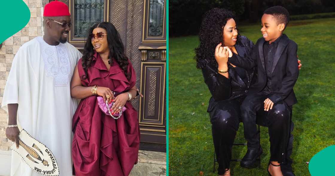 Obi Cubana celebrates his wife and last son on their birthdays. Obi Cubana celebrates his wife and last son on their birthdays.