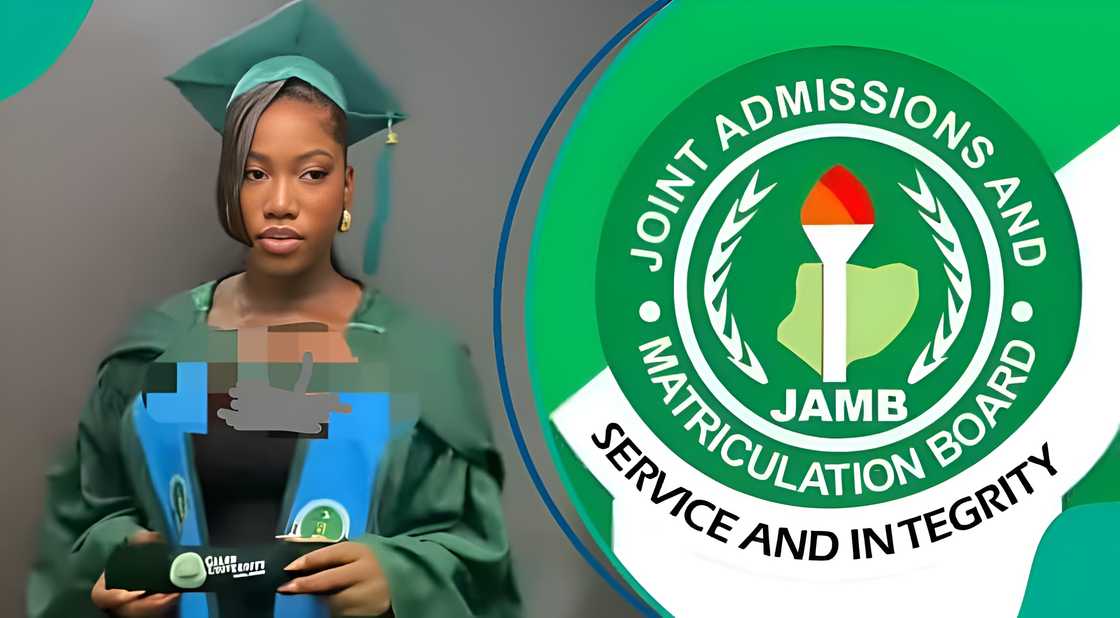 Caleb University graduate Favour shares journey after writing JAMB four times, earns a 4.49 CGPA, speaks on near-first-class experience.