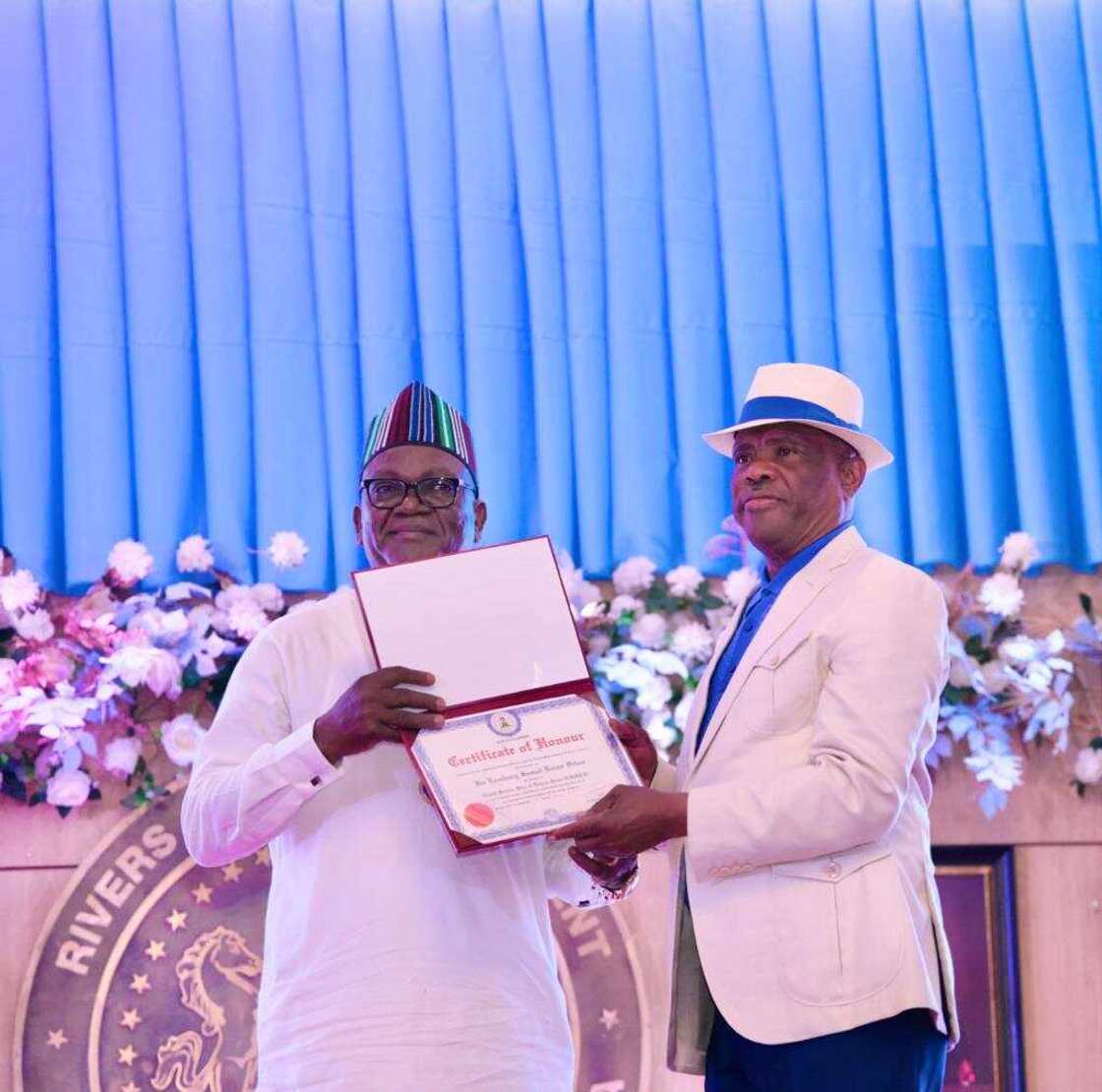 Samuel Ortom, Nyesom Wike, Nigerians politicians, solvving Nigeria's problems, PDP, Rivers state, Benue state Samuel Ortom, Nyesom Wike, Nigerians politicians, solvving Nigeria's problems, PDP, Rivers state, Benue state