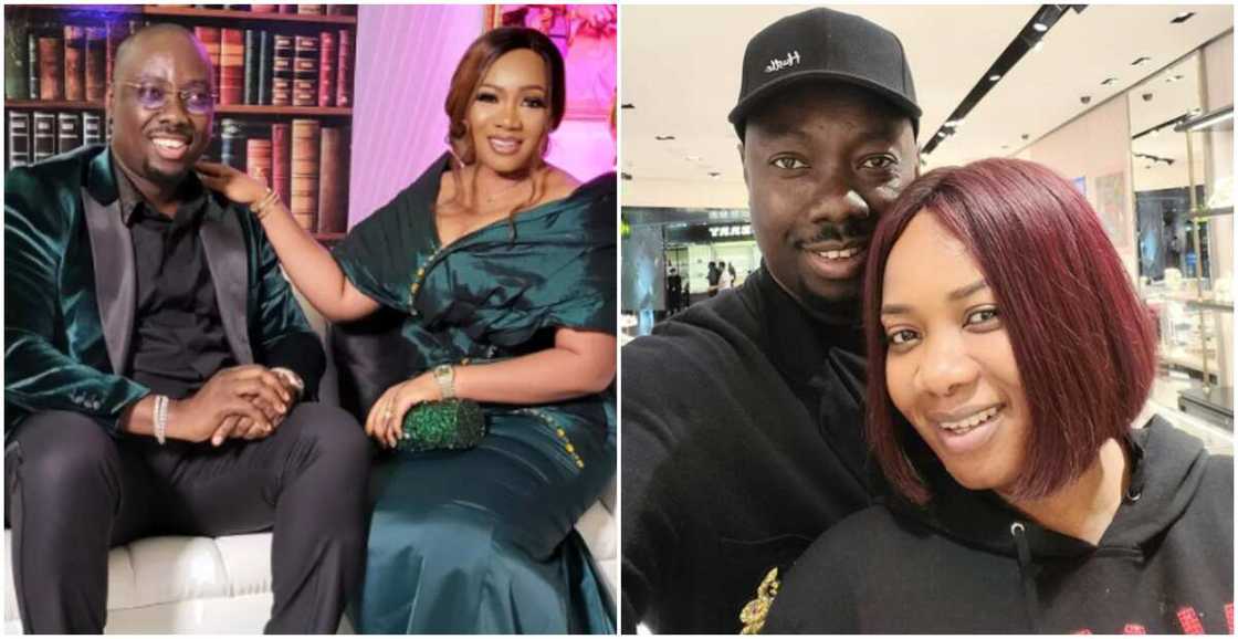 Obi Cubana and his beautiful wife are in love Obi Cubana and his beautiful wife are in love