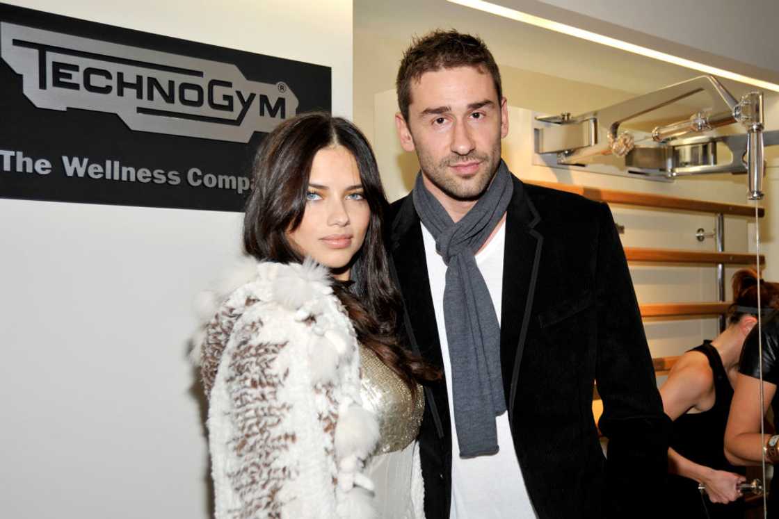 Adriana Lima and Marko Jaric appear together at an event Adriana Lima and Marko Jaric appear together at an event