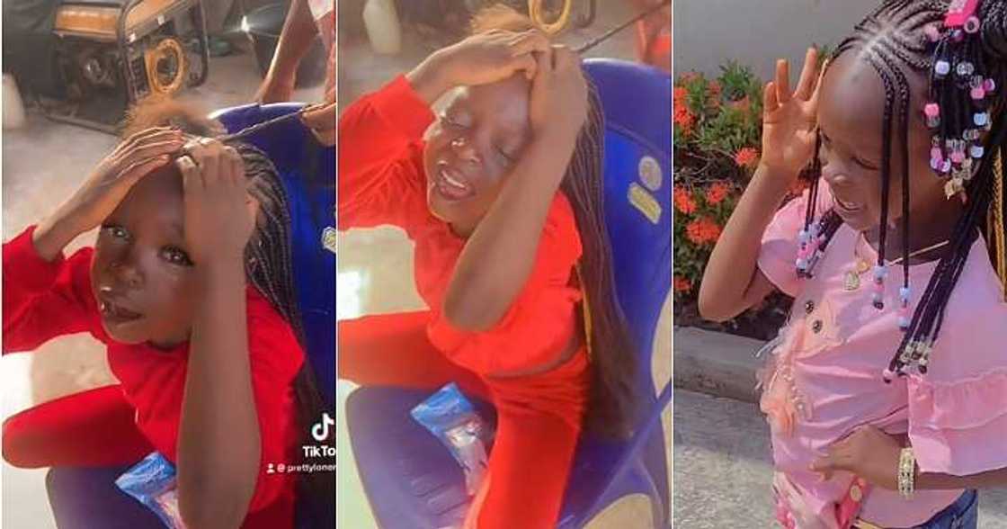 Little girl fights with hairstylist, slays new hair Little girl fights with hairstylist, slays new hair