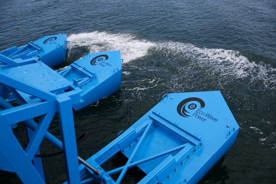 Sea change: the floaters convert the power of waves into an electrical current Sea change: the floaters convert the power of waves into an electrical current