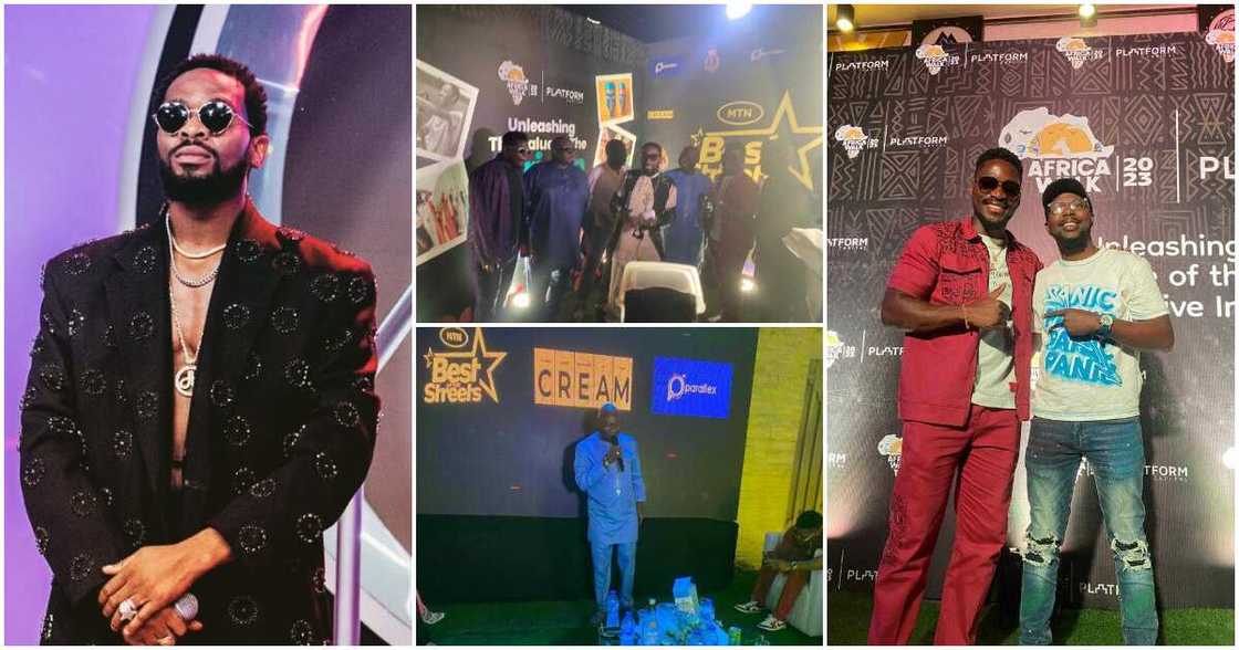 Photos of D'banj, Tobi Bakre, Mr Macaroni and Parallex CEO Olufemi Bakre