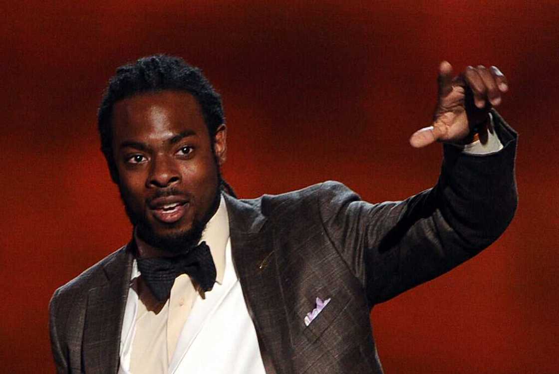 Richard Kevin Sherman at an award ceremony Richard Kevin Sherman at an award ceremony