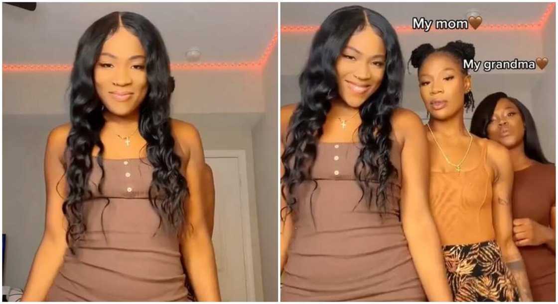 Photos of three black ladies. Photos of three black ladies.