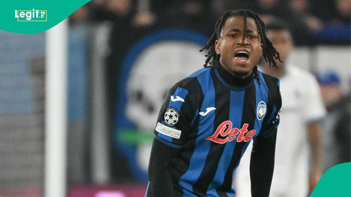 Ademola Lookman, Atalanta, Club Brugge, Gewiss Stadium, Bergamo, Italy, UEFA Champions League. Ademola Lookman, Atalanta, Club Brugge, Gewiss Stadium, Bergamo, Italy, UEFA Champions League.