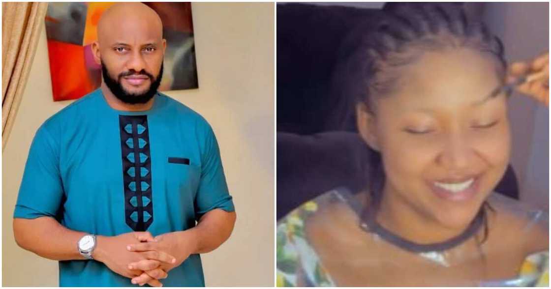 Actor Yul Edochie and his second wife Actor Yul Edochie and his second wife