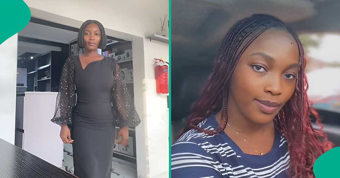 Lady who was rejected showed what she wore at interview as company said she was inappropriately dressed Lady who was rejected showed what she wore at interview as company said she was inappropriately dressed