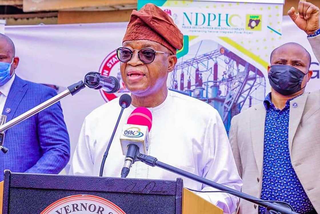 Governor Oyetola Reveals Who Will Decide His Re-Election