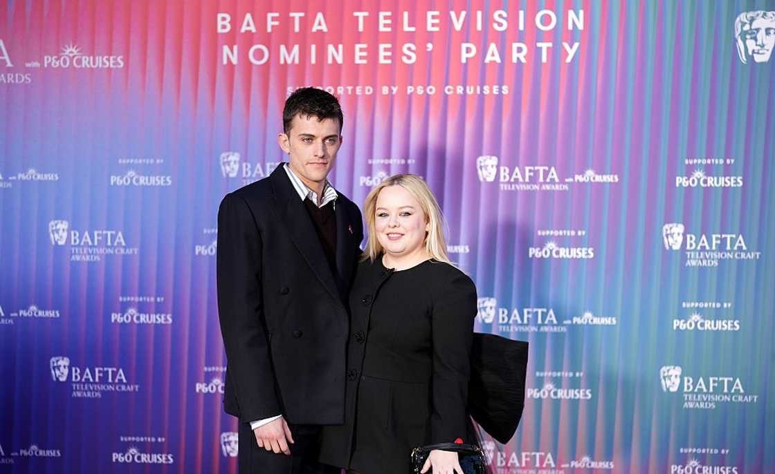 Jake Dunn and Nicola Coughlan poses at the BAFTA Television and Television Craft Nominees' Party Jake Dunn and Nicola Coughlan poses at the BAFTA Television and Television Craft Nominees' Party