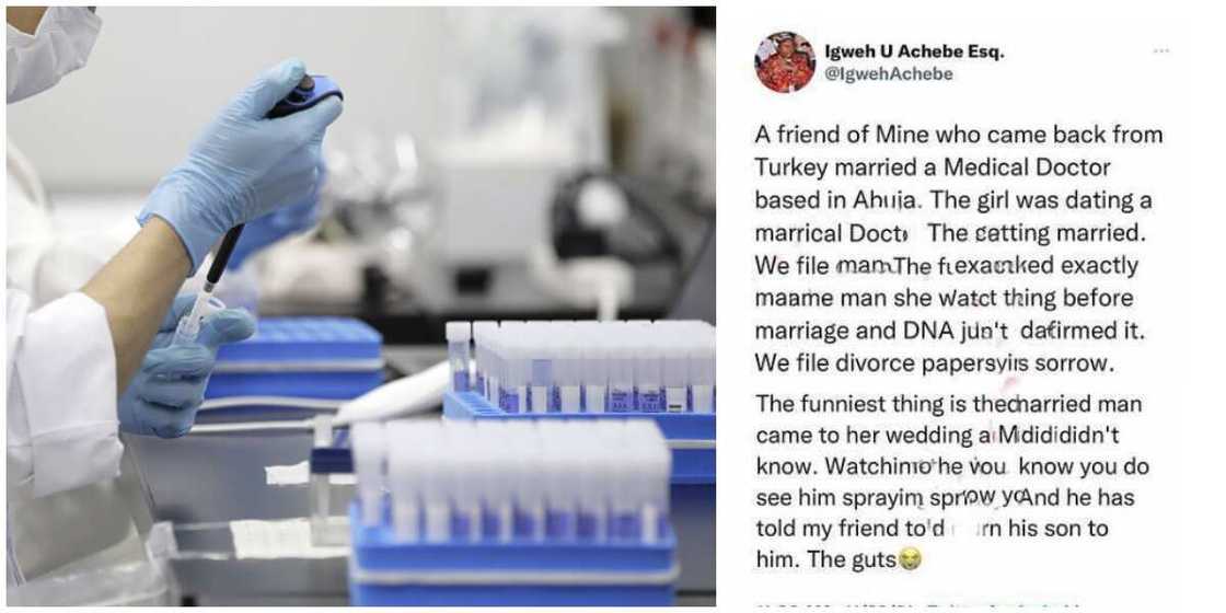 Man seeks divorce after discovering that person who sprayed wife money at their wedding is father of his son Man seeks divorce after discovering that person who sprayed wife money at their wedding is father of his son