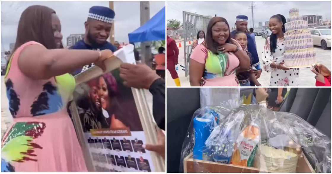 Fans surprise actor Stan Nze and wife on wedding anniversary. Fans surprise actor Stan Nze and wife on wedding anniversary.
