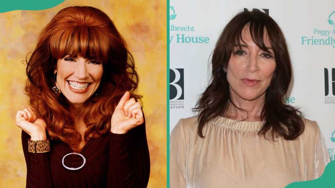 Katey Sagal in the 90s (L) and now (R) Katey Sagal in the 90s (L) and now (R)
