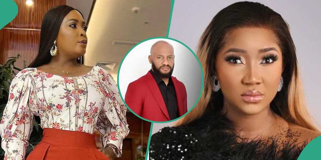 Blessing CEO, Judy Austin and Yul Edochie. Blessing CEO, Judy Austin and Yul Edochie.