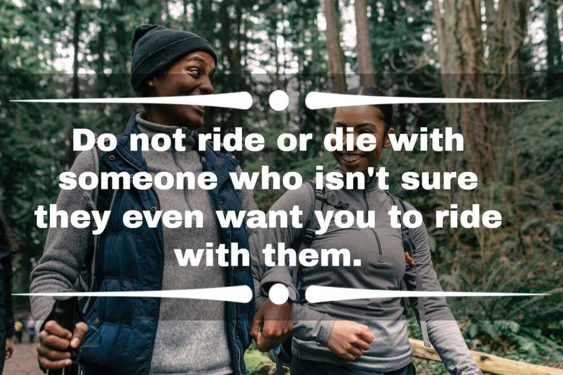 Ride or die friend quotes