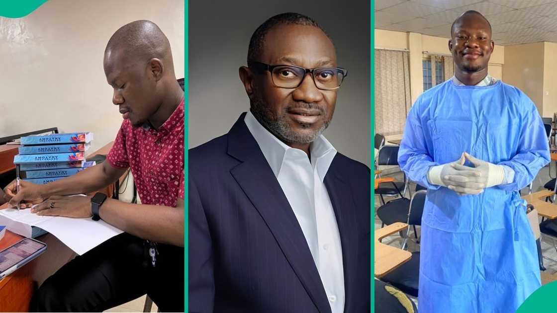 Final-year UNILAG medical student turns to Femi Otedola with powerful appeal, makes one request
