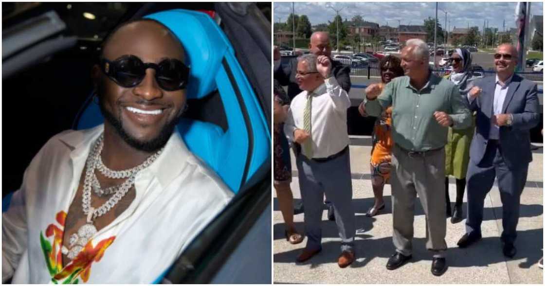 Nigerian singer Davido, white people doing Unavailable challenge