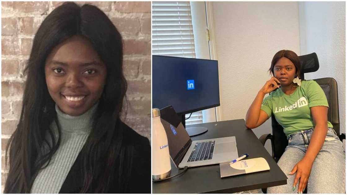 Nigerian lady gets a job as data sceintist with LinkedIn, shares work photo Nigerian lady gets a job as data sceintist with LinkedIn, shares work photo