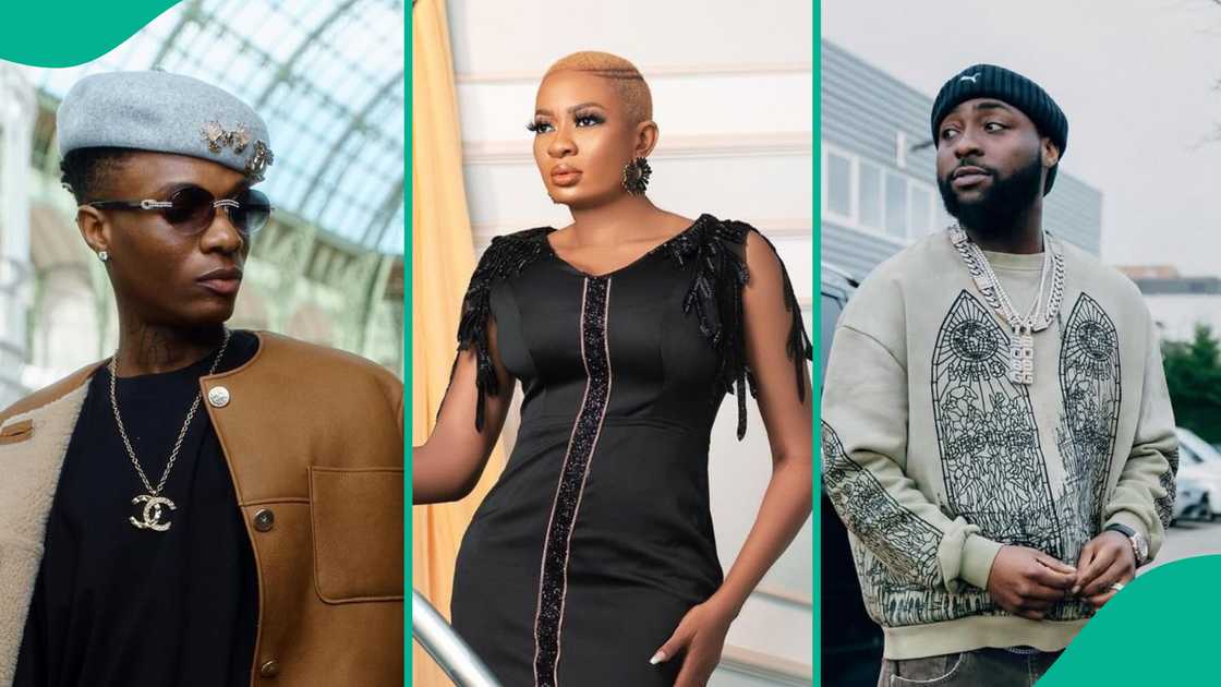 Davido, Wizkid, May Edochie share feat in 2024. Davido, Wizkid, May Edochie share feat in 2024.
